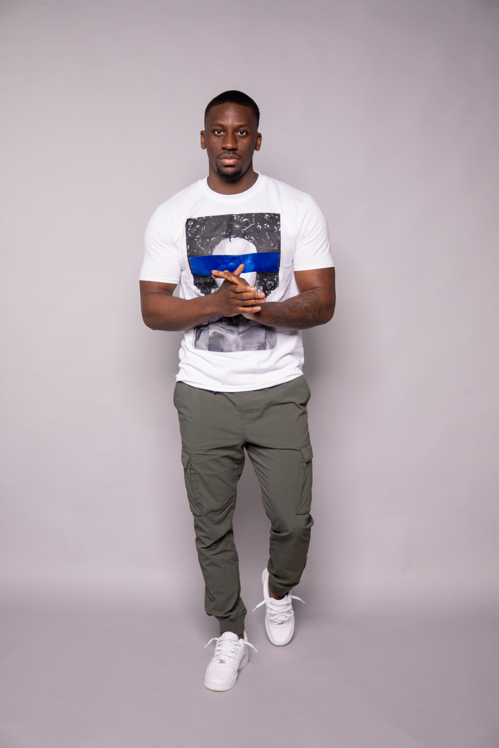 Mens SRM Blue Censor Tee